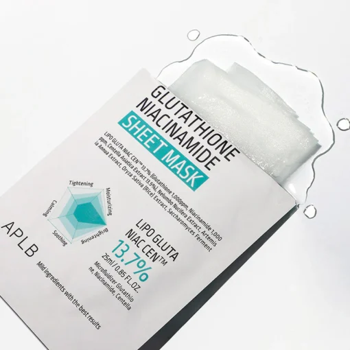 APLB  Glutathione Niacinamide Sheet Mask - Image 3
