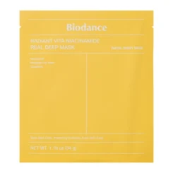 Biodance Radiant Vita Niacinamide Real Deep Mask 1pc/34g