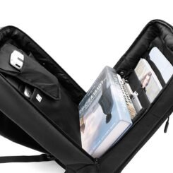 ARCTIC HUNTER τσάντα πλάτης 1701 με θήκη laptop 15.6", USB, 17L, μαύρη