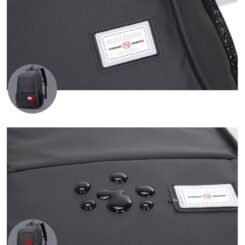 Alternative view of ARCTIC HUNTER τσάντα πλάτης 20005 με θήκη laptop 15.6", 26L, μαύρη