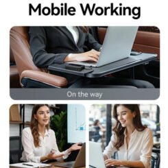 Alternative view of USAMS power bank CD243 με καλώδιο USB-C, 2x θύρες εξόδου, 20000mAh, 65W, γκρι