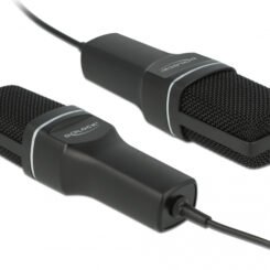 Alternative view of DELOCK Mικρόφωνο studio με pop φίλτρο & αντιανέμιο 66331, πυκνωτικό, USB