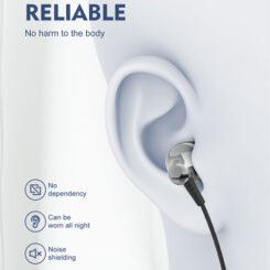 LDNIO earphones με μικρόφωνο HP08, 3.5mm σύνδεση, Φ13mm, 1.2m, γκρι