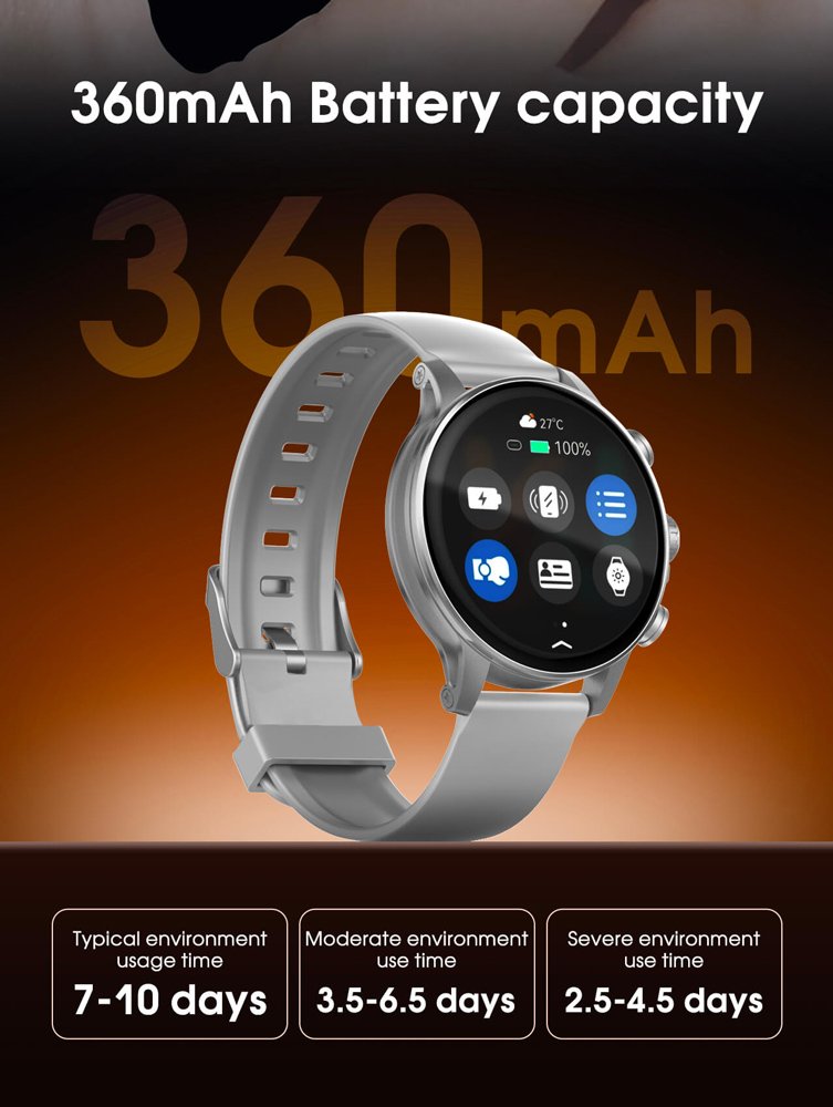 LDNIO smartwatch SW01, heart rate, 1.58" AMOLED, lP68, μαύρο - Image 4