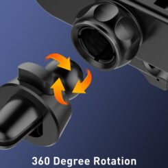 Alternative view of LDNIO βάση smartphone αυτοκινήτου MG03 για αεραγωγούς, μαύρη