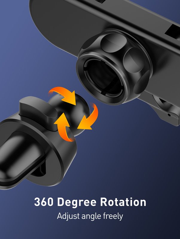 LDNIO βάση smartphone αυτοκινήτου MG03 για αεραγωγούς, μαύρη - Image 2