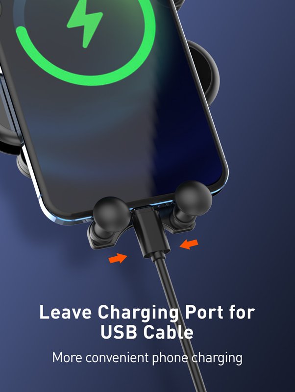 LDNIO βάση smartphone αυτοκινήτου MG03 για αεραγωγούς, μαύρη - Image 4