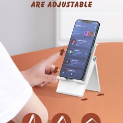 LDNIO βάση smartphone MG07, foldable, 4.7-7.2", λευκή