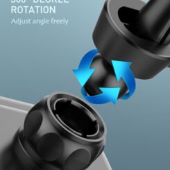 Alternative view of LDNIO βάση smartphone αυτοκινήτου MG10 για αεραγωγούς, μαύρη