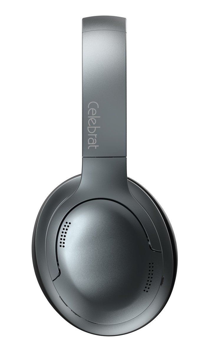CELEBRAT headphones A33, ασύρματα & ενσύρματα, ANC, 40mm, 300mAh, μαύρα - Image 6