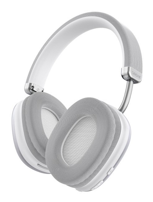 CELEBRAT headphones A39, ασύρματα & ενσύρματα, micro SD, 40mm, 400mAh, ασημί