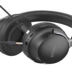 CELEBRAT headphones A40, ασύρματα & ενσύρματα, 40mm, 250mAh, μαύρα