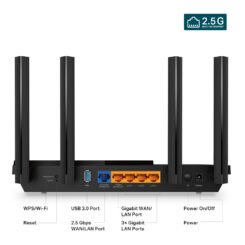 Alternative view of TP-LINK Router Archer AX55 Pro, WiFi 6, 3Gbps AX3000, Dual Band, V.1.0