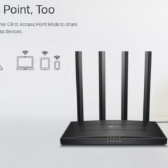 Alternative view of TP-LINK Router Archer C6, Wi-Fi 1200Mbps AC1200, MU-MIMO, Ver. 4.0