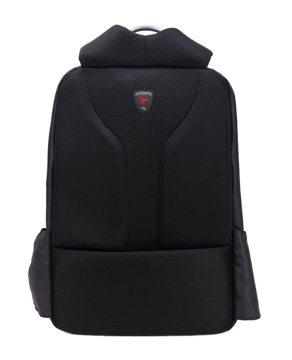 ARCTIC HUNTER τσάντα πλάτης B00208 με θήκη laptop 15.6", λουκέτο TSA, 24L, γκρι - Image 5