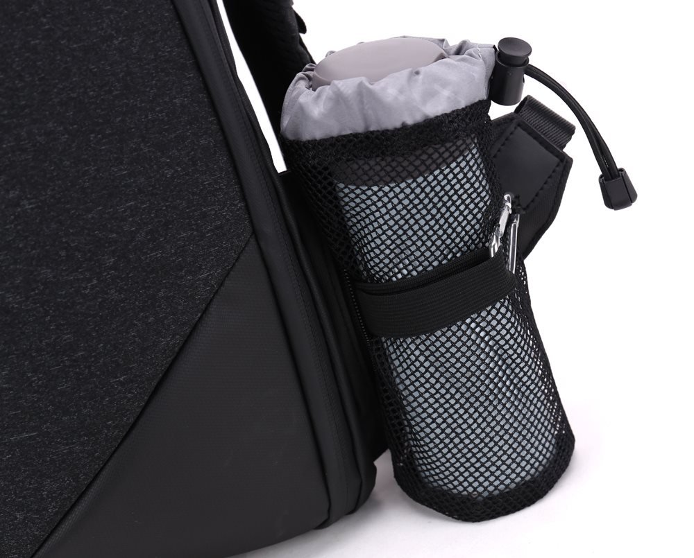 ARCTIC HUNTER τσάντα πλάτης B00208 με θήκη laptop 15.6", λουκέτο TSA, 24L, γκρι - Image 6