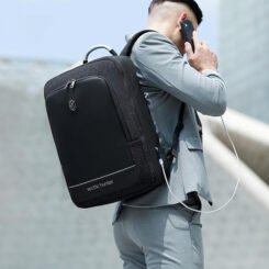 ARCTIC HUNTER τσάντα πλάτης B00227L με θήκη laptop 17", 41L, USB, μαύρη