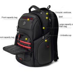 ARCTIC HUNTER τσάντα πλάτης B00341 με θήκη laptop 15.6", 30L, μαύρη