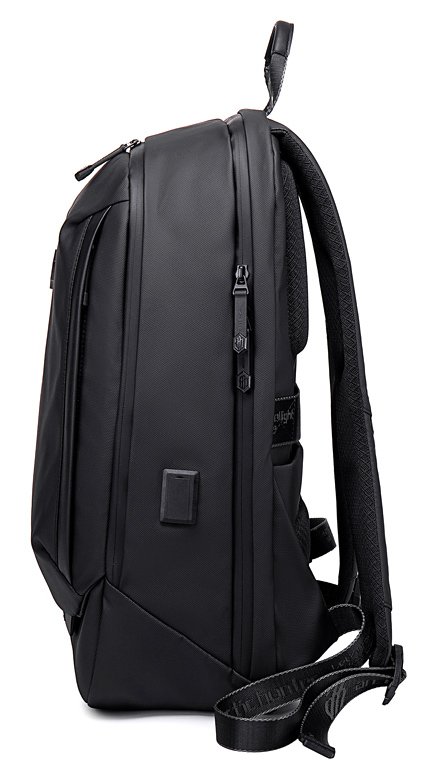 ARCTIC HUNTER τσάντα πλάτης B00443 με θήκη laptop 15.6, USB, 19L, μαύρη - Image 4