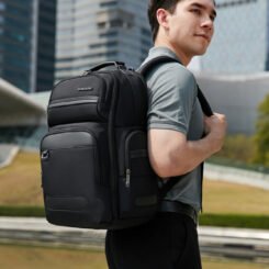 ARCTIC HUNTER τσάντα πλάτης B00492-1 με θήκη laptop 15.6", 22L, μαύρη