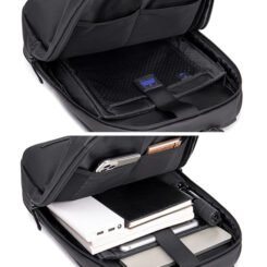 ARCTIC HUNTER τσάντα πλάτης B00529 με θήκη laptop 15.6", 22L, μαύρη