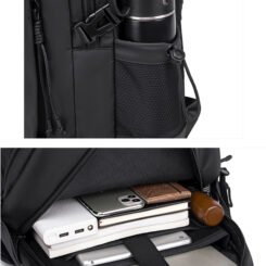 ARCTIC HUNTER τσάντα πλάτης B00530 με θήκη laptop 15.6", 24L, μαύρη