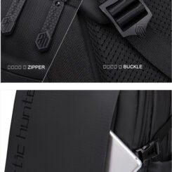 Alternative view of ARCTIC HUNTER τσάντα πλάτης B00530 με θήκη laptop 15.6", 24L, μαύρη