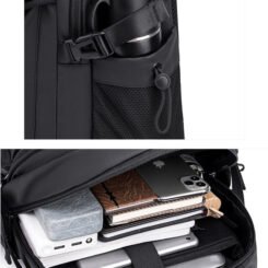 ARCTIC HUNTER τσάντα πλάτης B00531 με θήκη laptop 15.6", 25L, γκρι