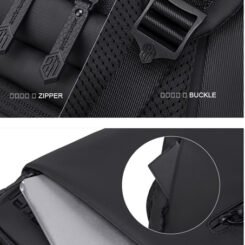 Alternative view of ARCTIC HUNTER τσάντα πλάτης B00534 με θήκη laptop 15.6", 21L, μαύρη