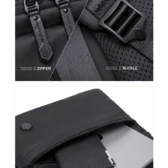 Alternative view of ARCTIC HUNTER τσάντα πλάτης B00536 με θήκη laptop 15.6", 21L, μαύρη