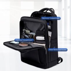 ARCTIC HUNTER τσάντα πλάτης B00550 με θήκη laptop 15.6", 23.5L, μαύρη