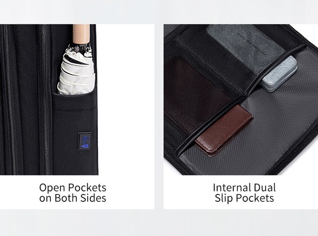 ARCTIC HUNTER τσάντα πλάτης B00550 με θήκη laptop 15.6", 23.5L, μαύρη - Image 3