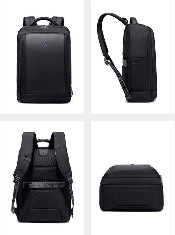 ARCTIC HUNTER τσάντα πλάτης B00550 με θήκη laptop 15.6", 23.5L, μαύρη - Image 7