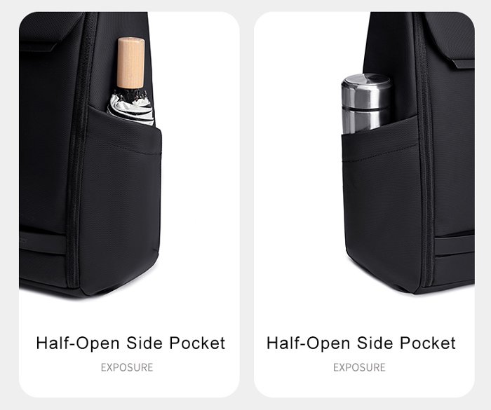 ARCTIC HUNTER τσάντα πλάτης B00559 με θήκη laptop 15.6", 21L, μαύρη - Image 5