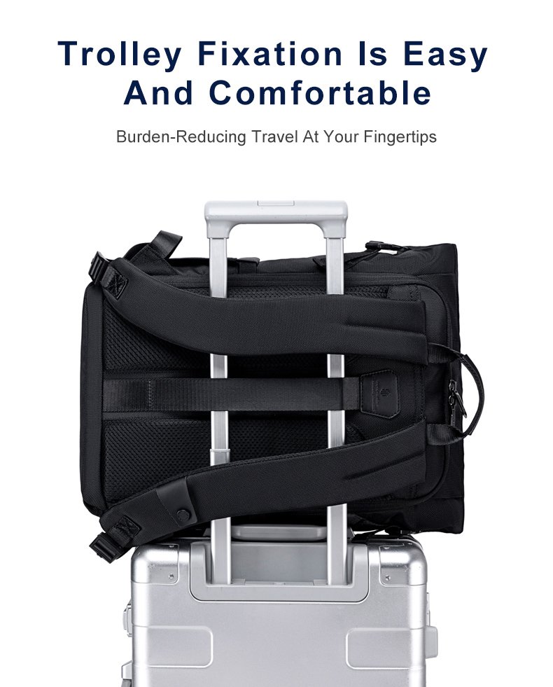 ARCTIC HUNTER τσάντα πλάτης B00684 με θήκη laptop 15.6", 18.5L, μαύρη - Image 8