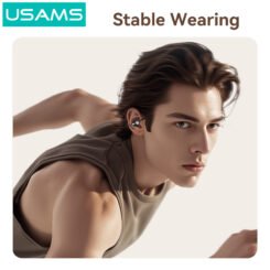 Alternative view of USAMS earphones με θήκη φόρτισης Echo R02, OWS, Φ11mm, 50/300mAh, μαύρα