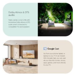 Alternative view of HOMATICS TV Box R 4K Plus, 4/32GB, WiFi, Google πιστοποίηση, Android 11