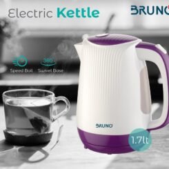 BRUNO ηλεκτρικός βραστήρας BRN-0001, 2200w, 1.7lt, βάση 360°, LED