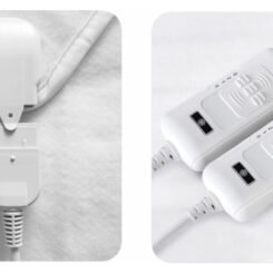 BRUNO ηλεκτρική κουβέρτα BRN-0065, διπλή, 160x140cm, 2x 60W, χειριστήρια