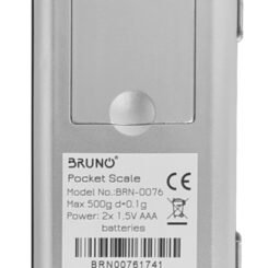 Alternative view of BRUNO μίνι ζυγαριά ακριβείας BRN-0076, έως 500g, ασημί