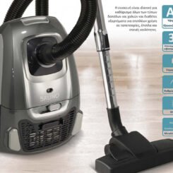 BRUNO ηλεκτρική σκούπα BRN-0136, 800W, 3.5lt, γκρι