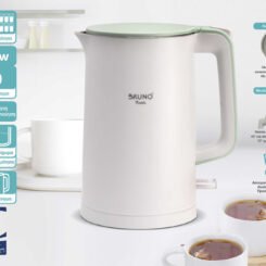BRUNO βραστήρας BRN-0140 με διπλό τοίχωμα, 1.7L, Strix, 2200W, λευκός