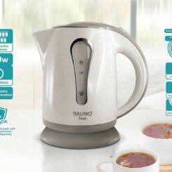BRUNO βραστήρας νερού BRN-0141, 1L, 1100W, λευκό-γκρι
