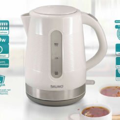 BRUNO βραστήρας νερού BRN-0142, 1.7L, 2200W, λευκό-γκρι
