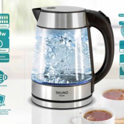 BRUNO βραστήρας νερού BRN-0143, 1.7L, 2200W, γυάλινος-Inox
