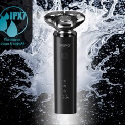 Alternative view of BRUNO ξυριστική μηχανή προσώπου BRN-0223, επαναφορτιζόμενη, μαύρη