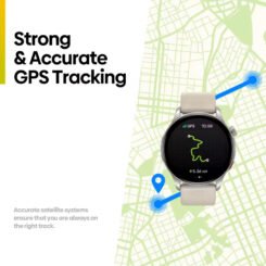 Alternative view of ZEBLAZE smartwatch Btalk 3 GPS, heart rate, 1.43" AMOLED, GPS, 3 ATM, γκρι