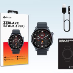 Alternative view of ZEBLAZE smartwatch Btalk 3 Pro, heart rate, 1.43" AMOLED, γκρι