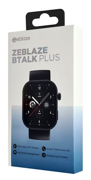 ZEBLAZE smartwatch Btalk Plus, heart rate, 2.03" IPS, IP68, μαύρο - Image 8