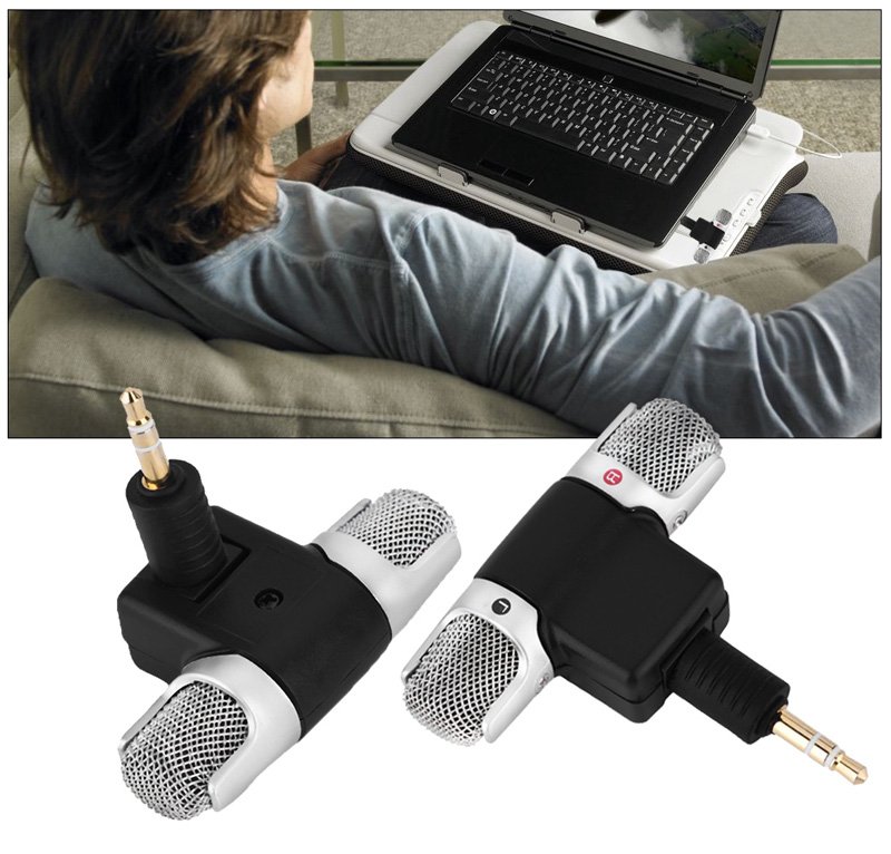 POWERTECH mini μικρόφωνο CAB-J041, stereo, 3.5mm